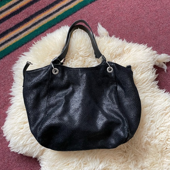 Bags High Quality Prune Embossed Snakeskin Leather Argentinian Leather Satchel Hobo Poshmark